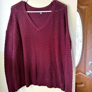 Purple American Eagle sweater